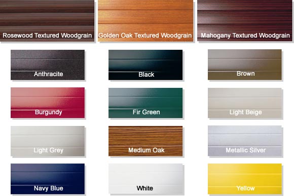 SeceuroGlide Colours and Finishes